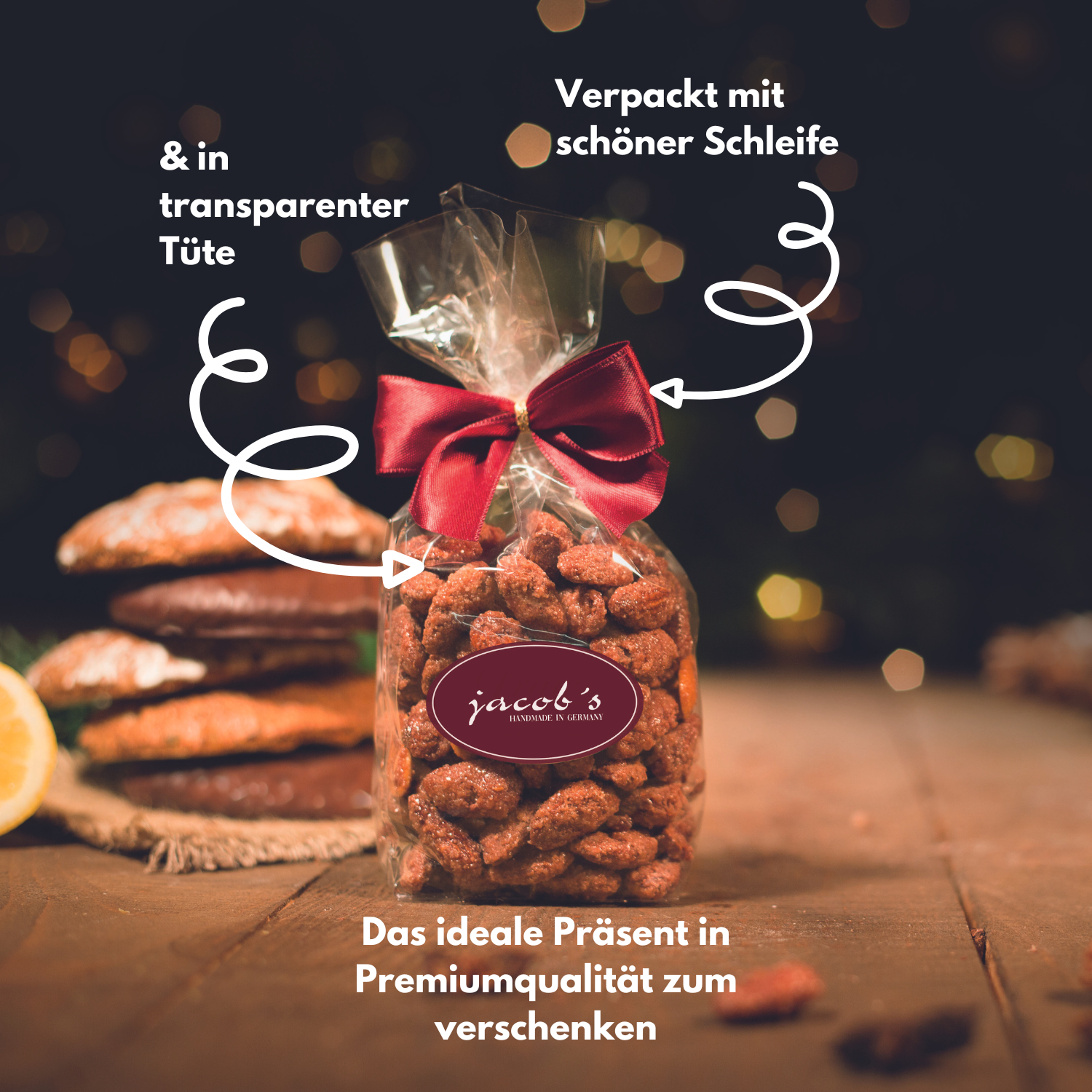 Gebrannte Mandeln Tüten - Kundengeschenke