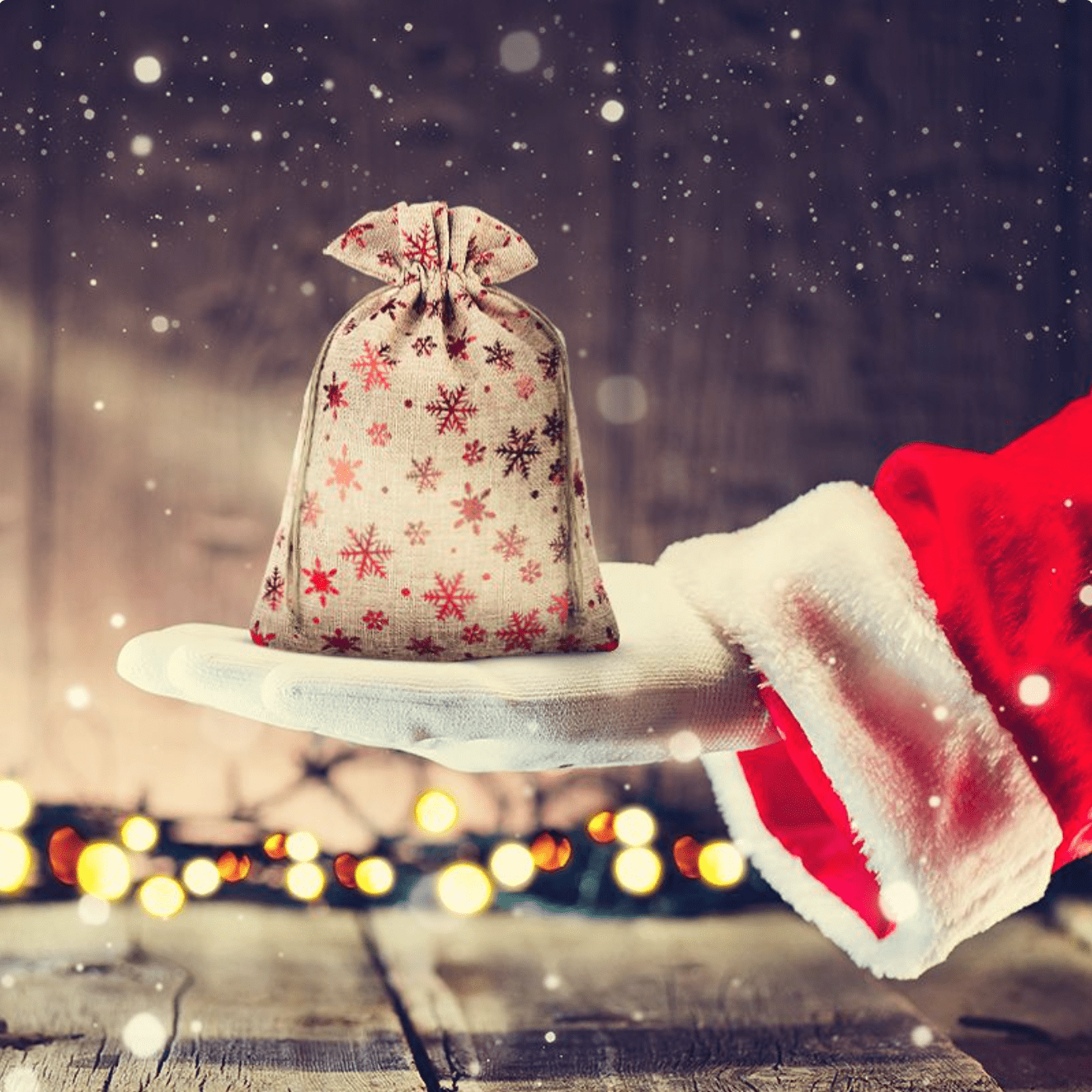 Weihnachtssäckchen - Roter Stern