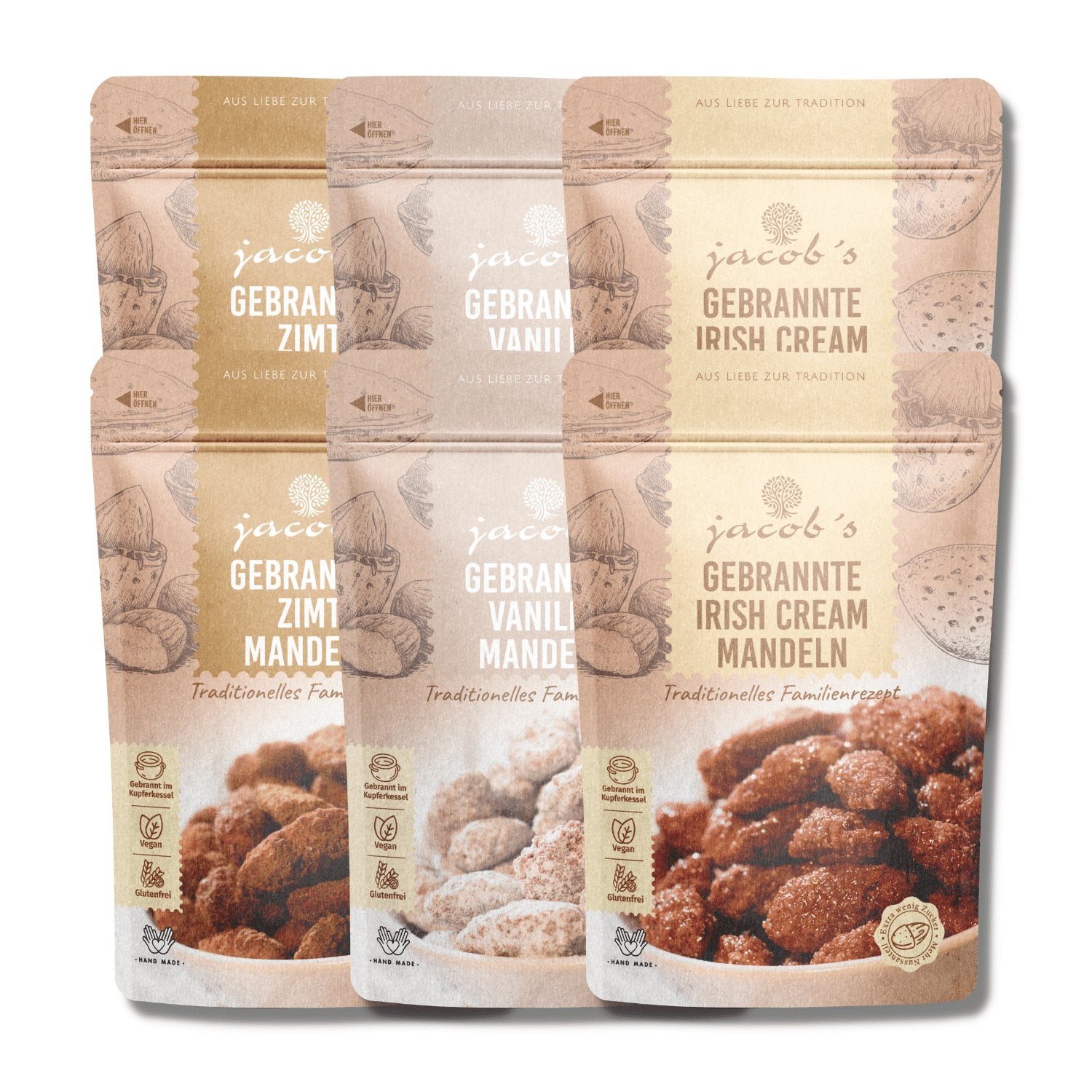 AROMEN TRAUM - 6 pieces - Jacobs Nussmanufaktur