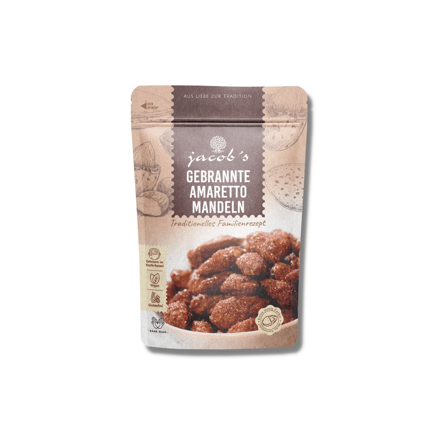 Roasted Amaretto almonds - Jacobs Nussmanufaktur