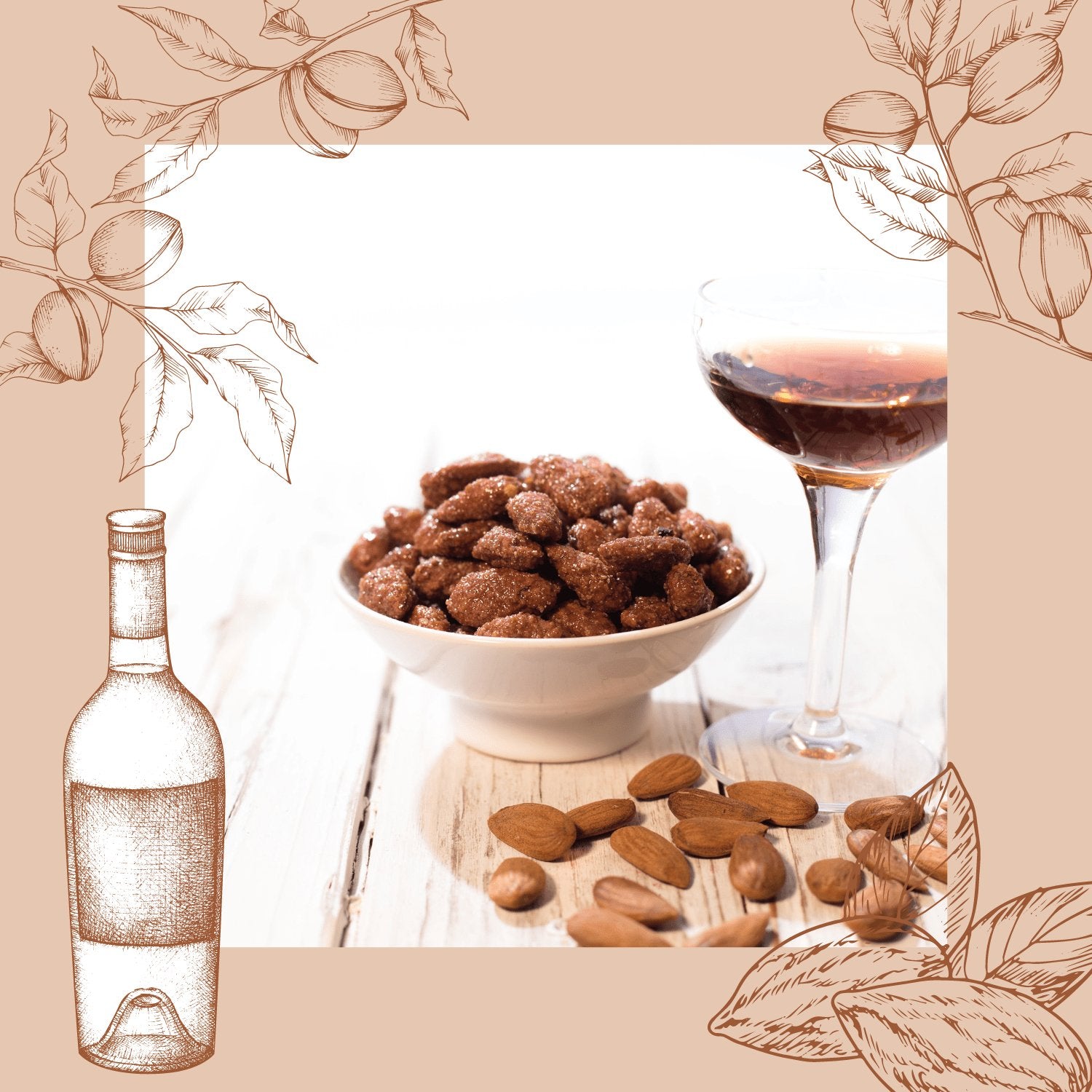 Roasted Amaretto almonds - Jacobs Nussmanufaktur