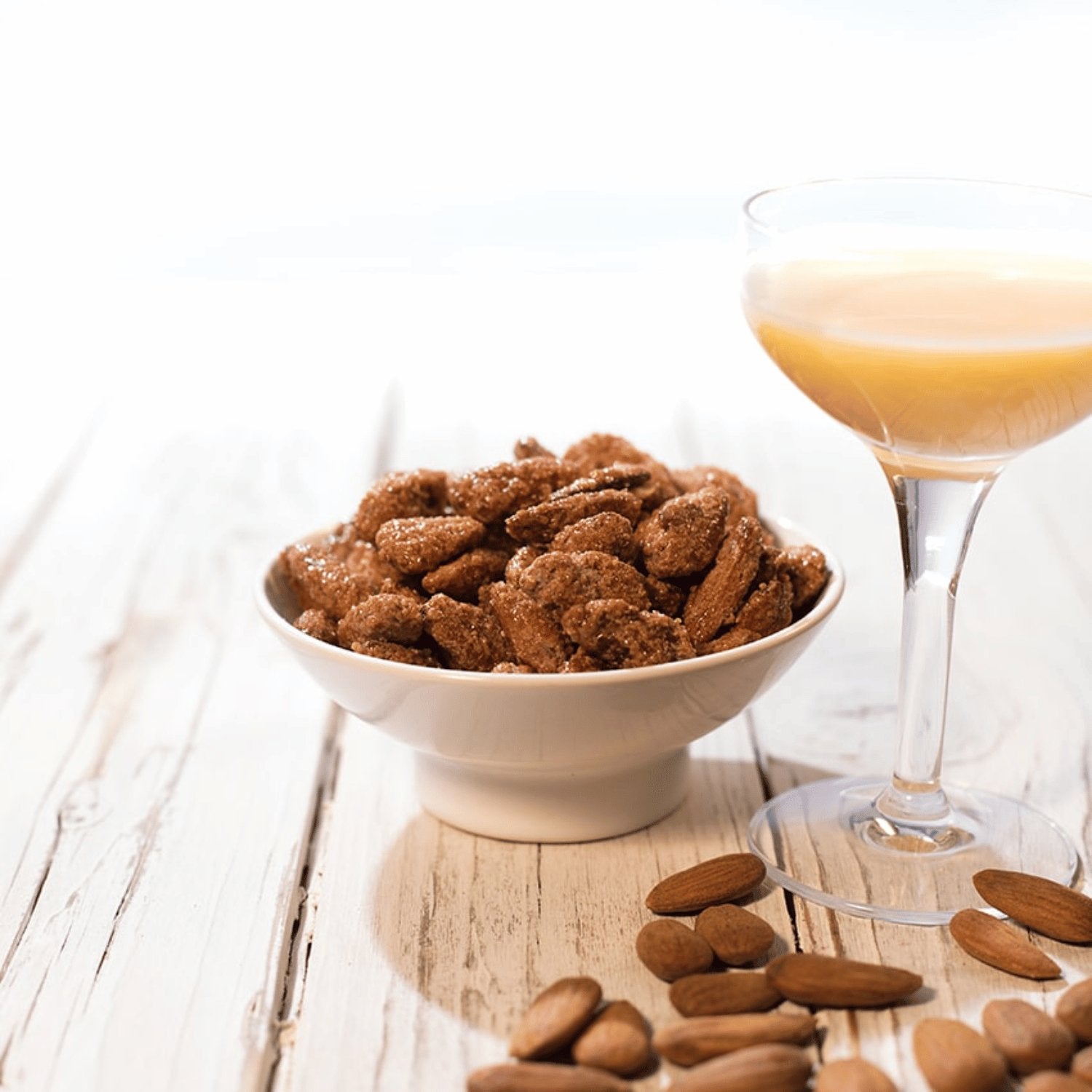 Roasted eggnog almonds - Jacobs Nussmanufaktur