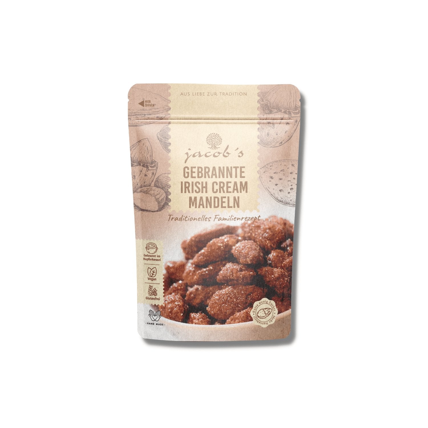 Roasted Irish cream almonds - Jacobs Nussmanufaktur