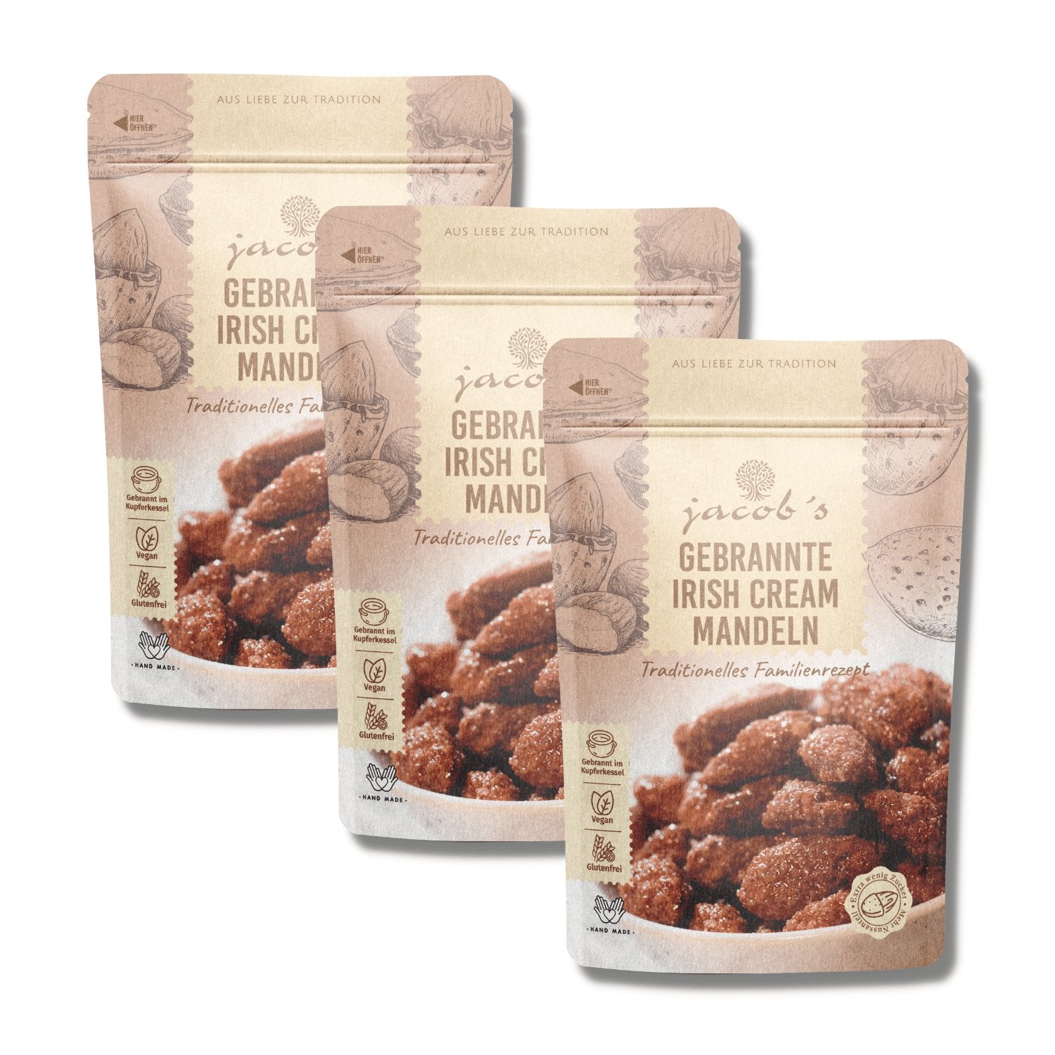 Roasted Irish cream almonds - Jacobs Nussmanufaktur