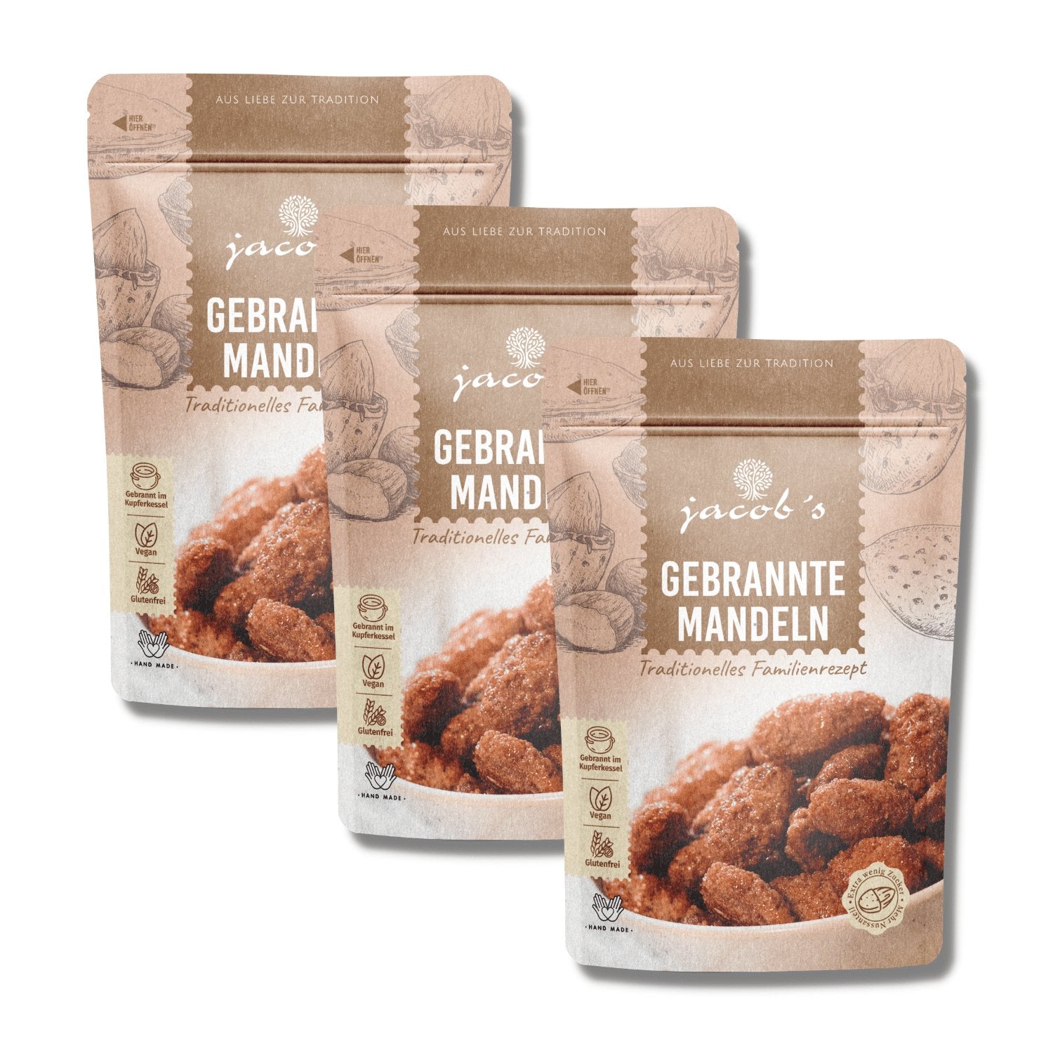 Roasted almonds - Jacobs Nussmanufaktur