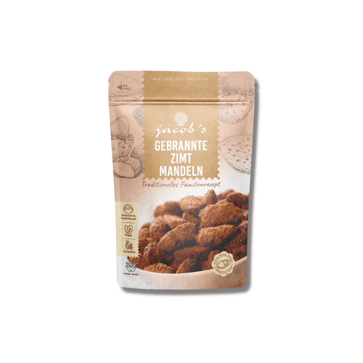 Roasted cinnamon almonds - Jacobs Nussmanufaktur