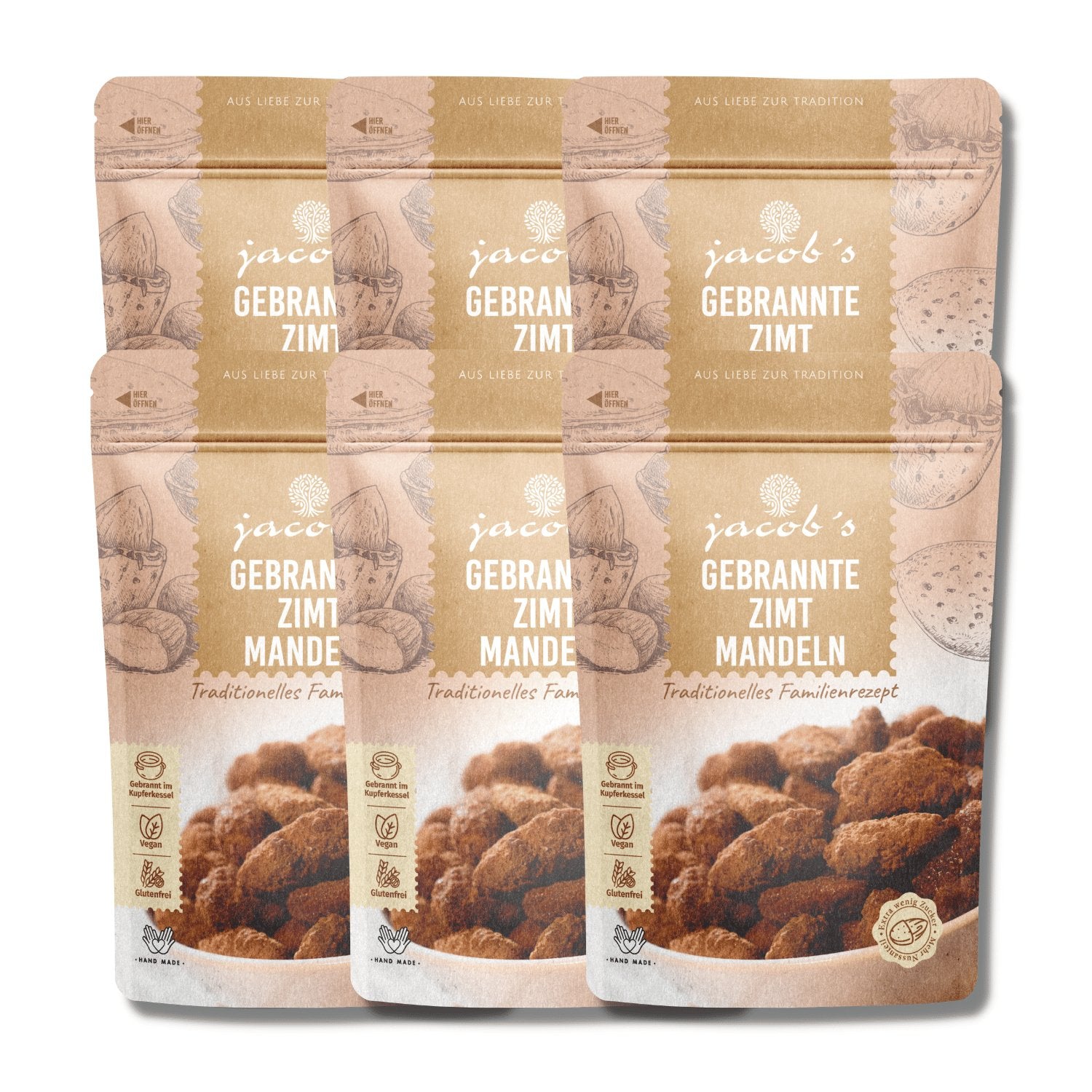 Roasted cinnamon almonds - Jacobs Nussmanufaktur