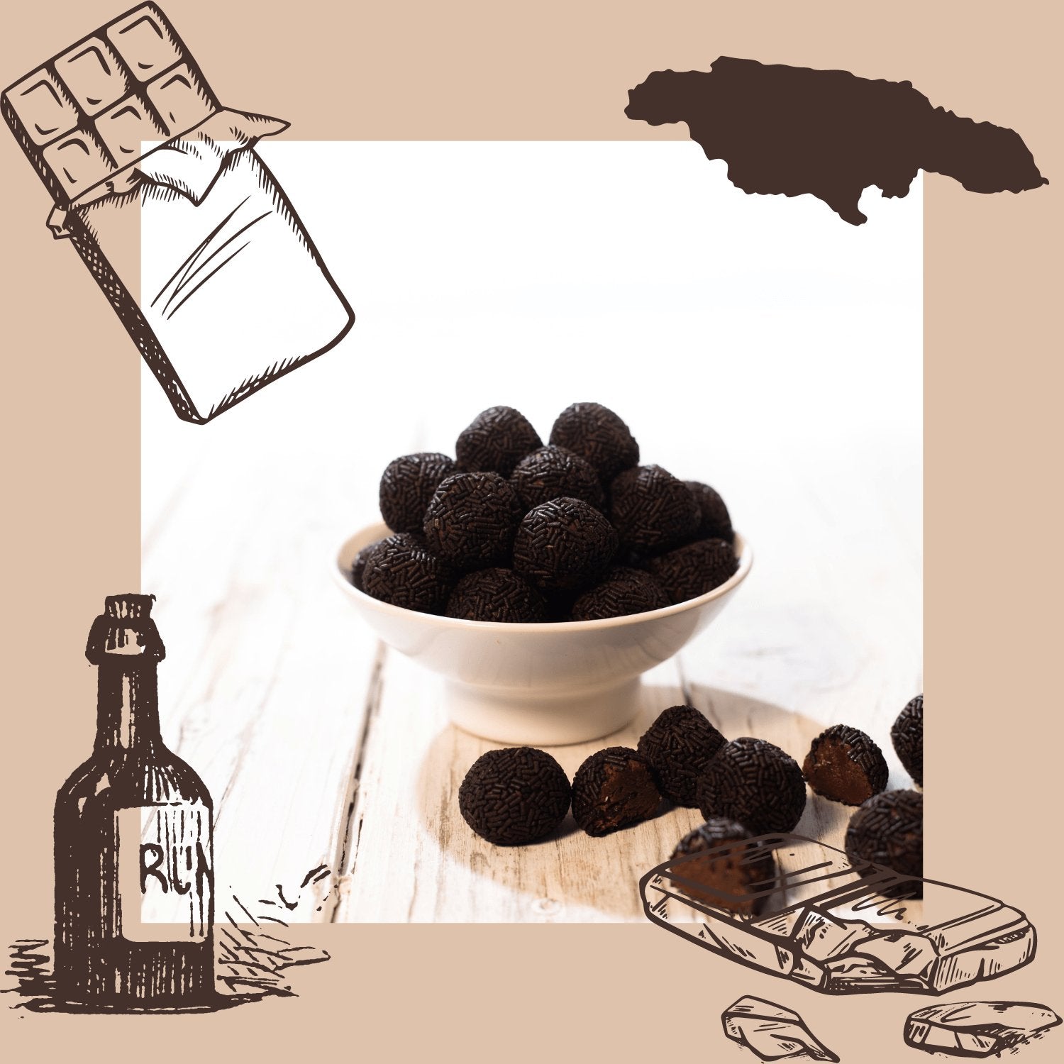 Jamaica rum balls - Jacobs Nussmanufaktur