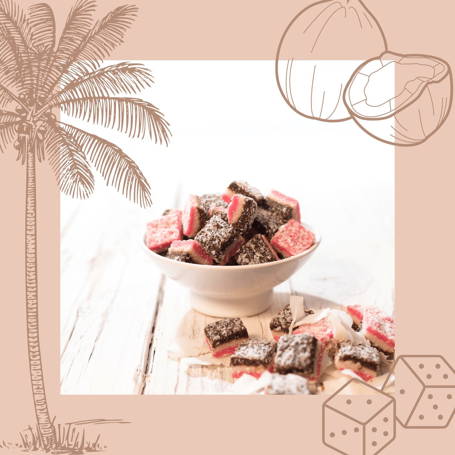 Coconut cubes - Jacobs Nussmanufaktur