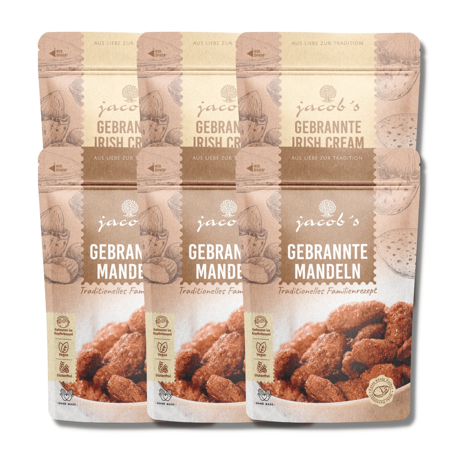 NUSSZAUBER - 6 pieces - Jacobs Nussmanufaktur