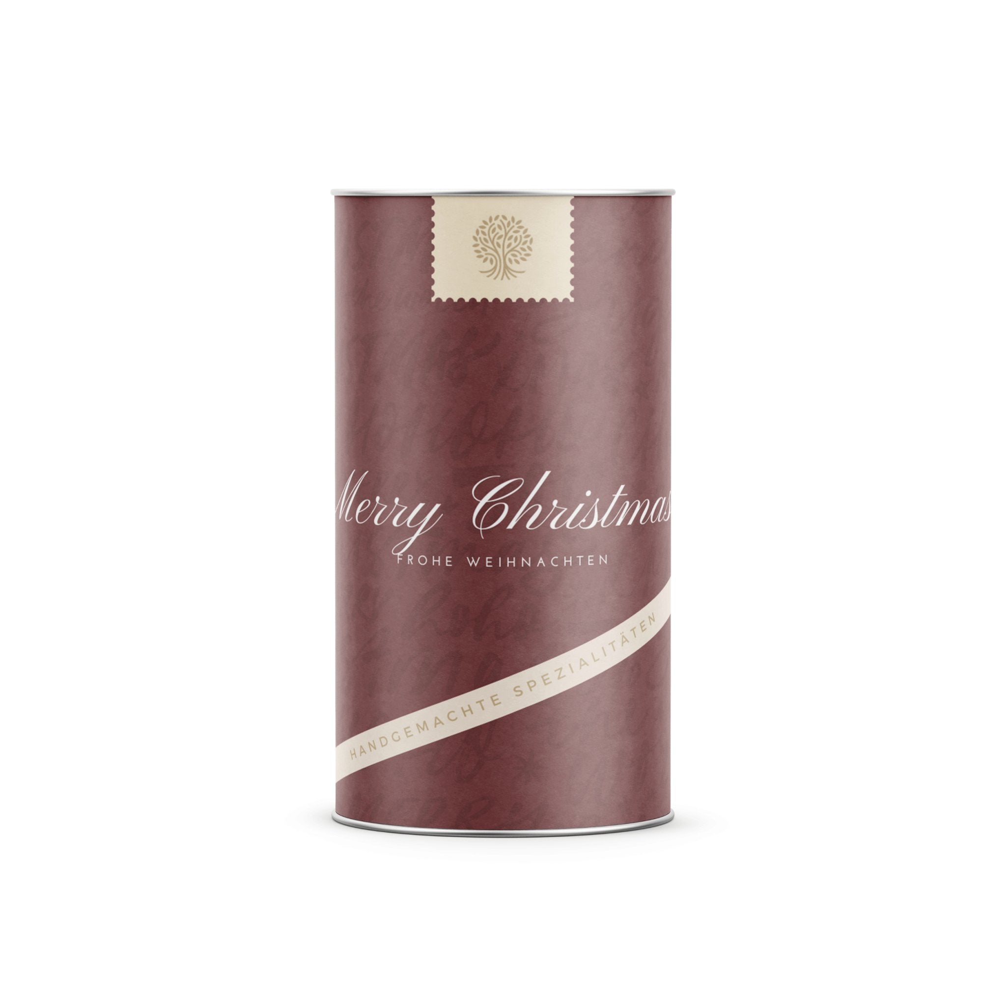 Christmas tin - Merry Christmas - Jacobs Nussmanufaktur