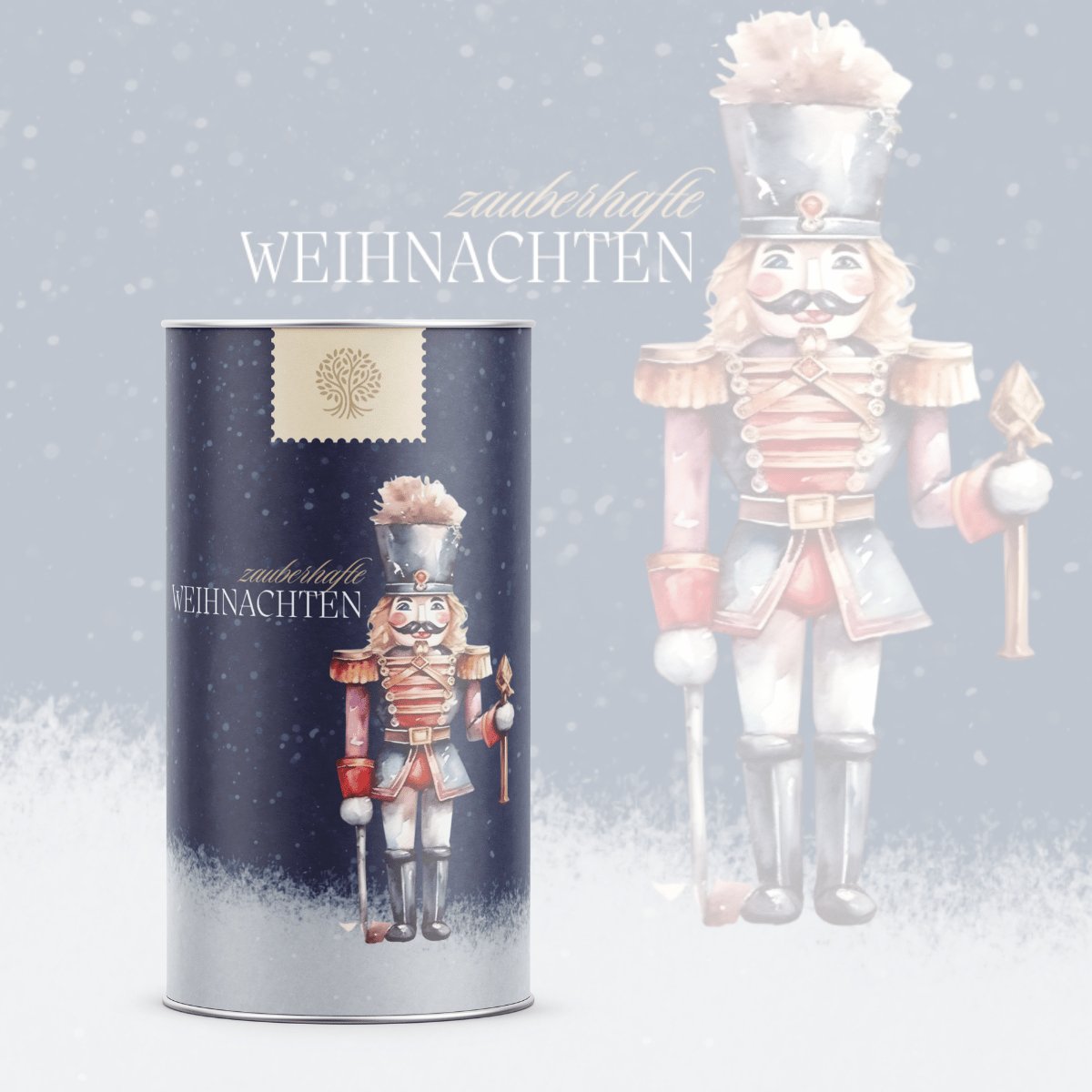 Christmas tin - Nutcracker - Jacobs Nussmanufaktur