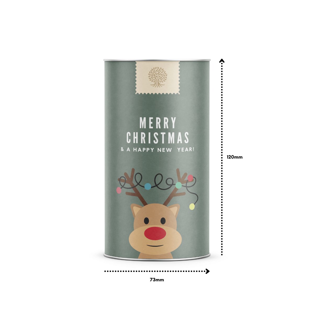 Christmas tin - Rudolf - Jacobs Nussmanufaktur