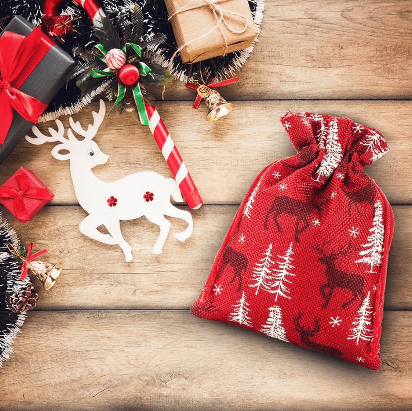 Christmas bags - Reindeer - Jacobs Nussmanufaktur