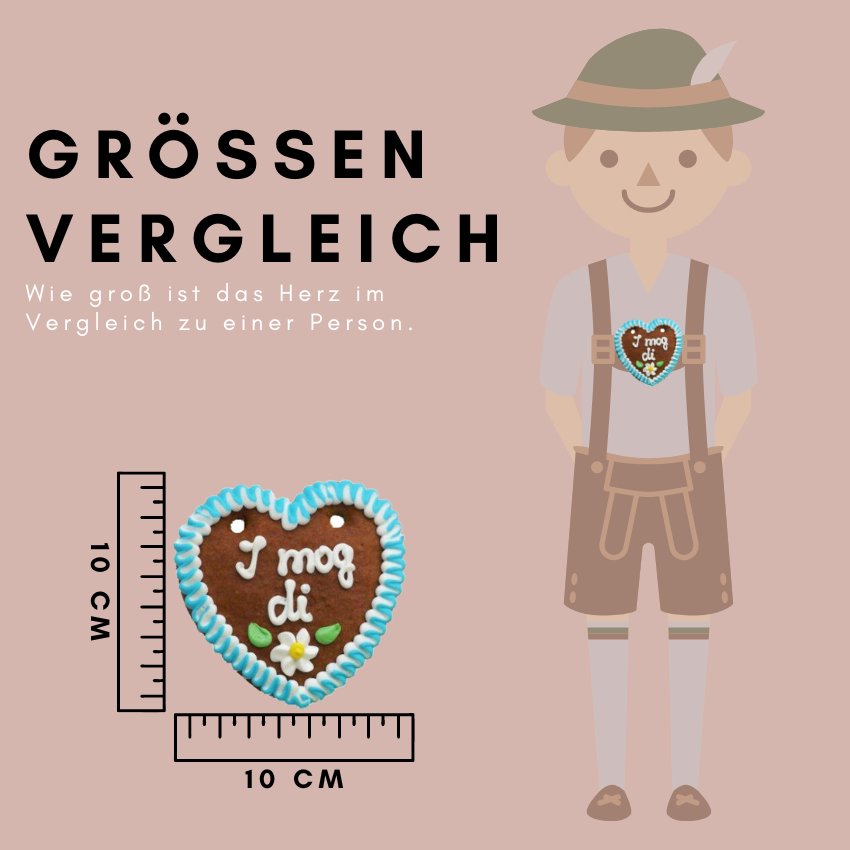 I mog di "Gr. S" - Gingerbread heart - Jacobs Nussmanufaktur