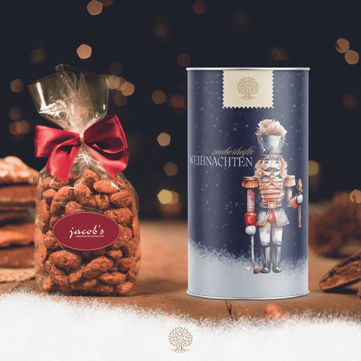 Christmas tin - Nutcracker - Jacobs Nussmanufaktur