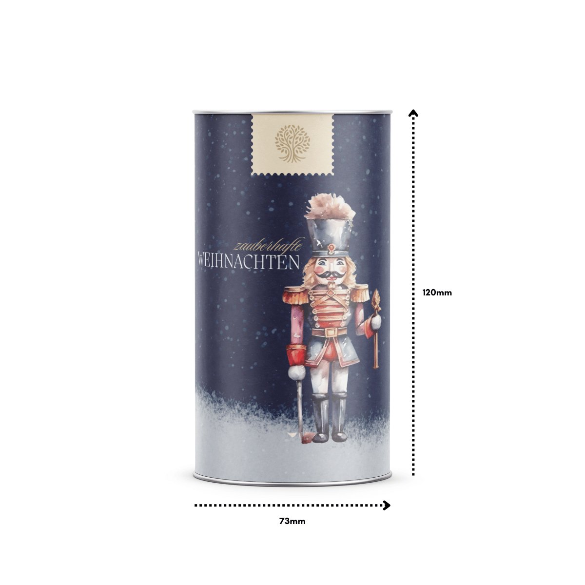 Christmas tin - Nutcracker - Jacobs Nussmanufaktur